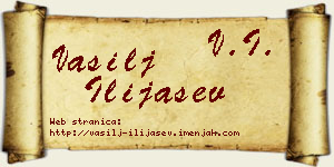 Vasilj Ilijašev vizit kartica